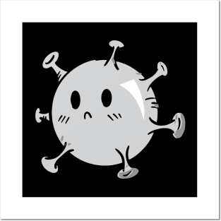 Virus boy png cartoon png Posters and Art